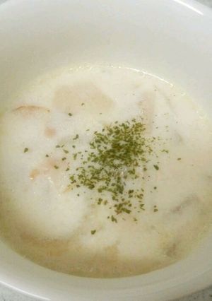 かぶとベーコンのホットミルクスープ-レシピのメイン写真