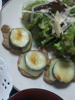 豚ヒレ肉の茄子チーズ焼き-レシピのメイン写真