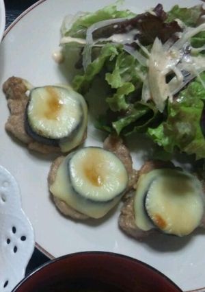 豚ヒレ肉の茄子チーズ焼き-レシピのメイン写真