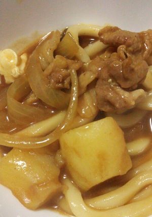 簡単おいしいカレーうどん♪-レシピのメイン写真