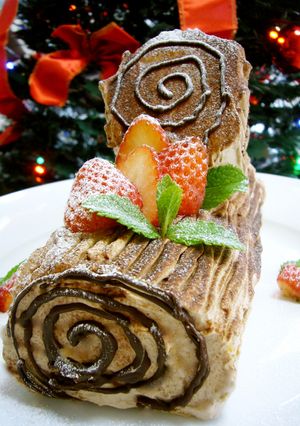 クリスマスケーキ☆ＨＭ☆ブッシュドノエル-レシピのメイン写真