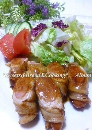 簡単！ご飯が進む！肉巻きウィンナー-レシピのメイン写真