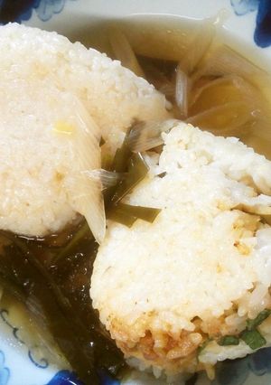 味噌焼きおにぎり茶漬け-レシピのメイン写真