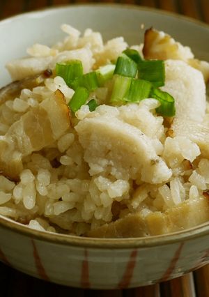 中華風♡♥長芋＆ベーコンの炊き込み御飯-レシピのメイン写真