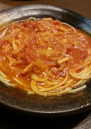 トマトのスープパスタ-レシピのメイン写真