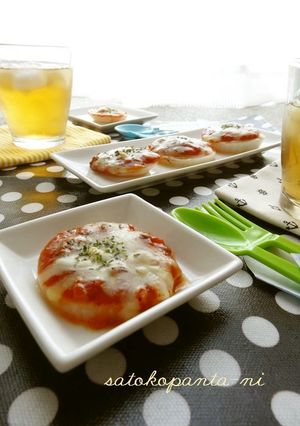 ミートソースの残りで玉ねぎステーキピザ-レシピのメイン写真