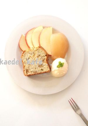 *キャラメルりんごno紅茶パウンド*-レシピのメイン写真