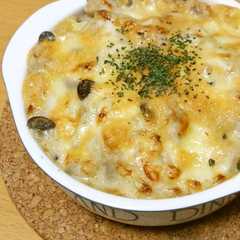 รูปของ レンジdeチン♪簡単基本のグラタン