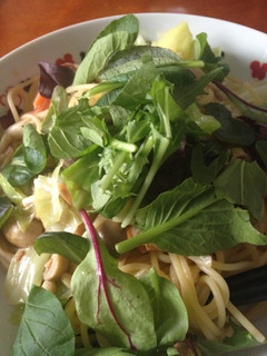 鮭ときのことベビーリーフの和風パスタ-レシピのメイン写真