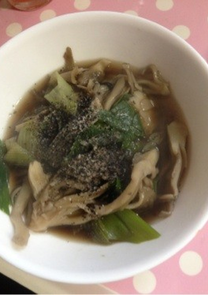 簡単！あったか舞茸たっぷりスープ-レシピのメイン写真