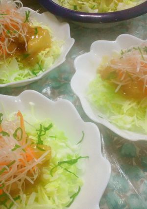 懐かしの檸檬鶏片（檸檬あんかけから揚げ）-レシピのメイン写真