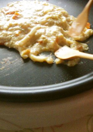 ズボラもんじゃ焼き風～～～（笑）-レシピのメイン写真