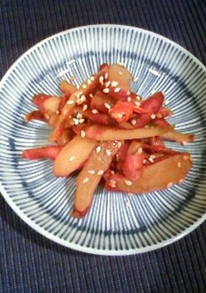 捨てないで！細さつまいものきんぴら-レシピのメイン写真