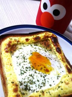 卵好きのブランチ②マヨエッグトースト-レシピのメイン写真