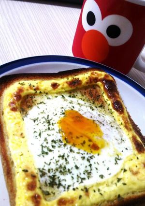 卵好きのブランチ②マヨエッグトースト-レシピのメイン写真