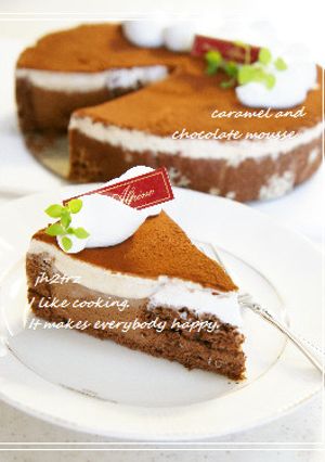 ❇チョコandキャラメルのムースケーキ❇-レシピのメイン写真
