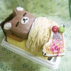 รูปของ ロールケーキデコ☆くまさん