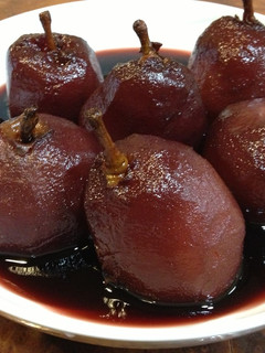 簡単本格 ラフランス(洋梨)の赤ワイン煮-レシピのメイン写真