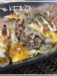 とんぺい焼き(もやし&ちくわ)-レシピのメイン写真