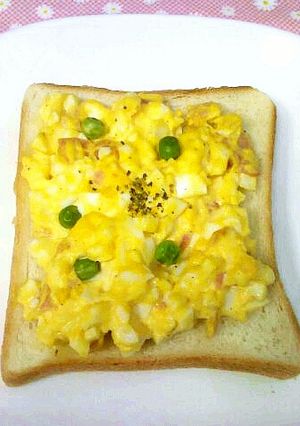 簡単　マヨ玉子トースト-レシピのメイン写真