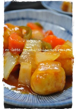 おからボールの甘酢炒め-レシピのメイン写真