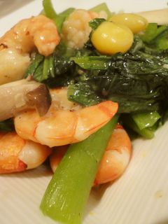 海老とぎんなんと野菜の炒めもの-レシピのメイン写真