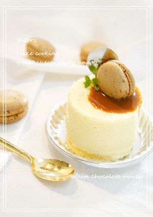 生クリーム不要!?ホワイトチョコムース✽-レシピのメイン写真