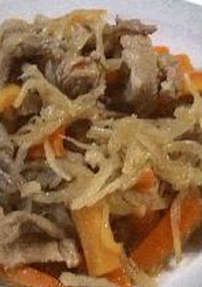 切干大根と豚肉の煮物-レシピのメイン写真