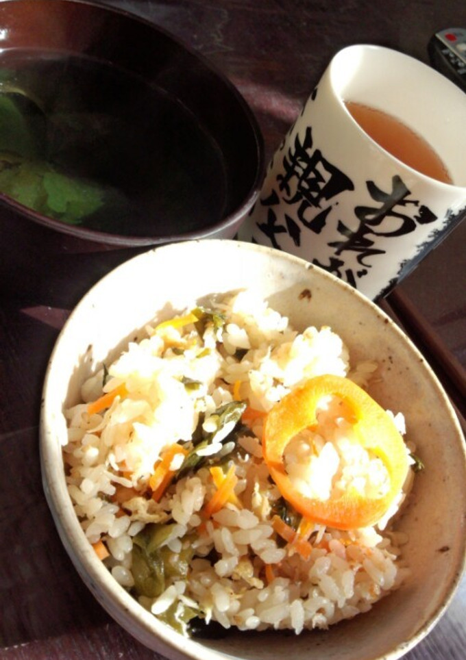 しらすとわかめの炊き込み御飯-レシピのメイン写真