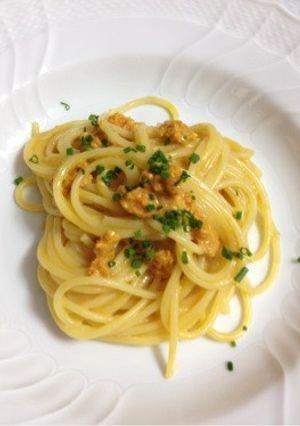ウニのパスタ・アーリオオーリオ-レシピのメイン写真