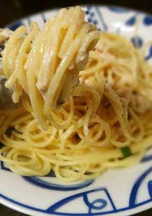 ツナ缶を混ぜるだけで簡単ツナスパゲティ-レシピのメイン写真