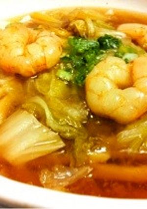 たっぷり白菜のおろしあんかけうどん♨-レシピのメイン写真