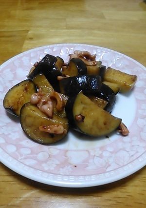 なすの塩辛炒め-レシピのメイン写真