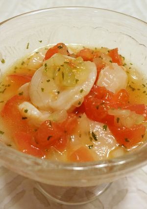 ☆ほたて貝柱とトマトのイタリアンマリネ☆-レシピのメイン写真