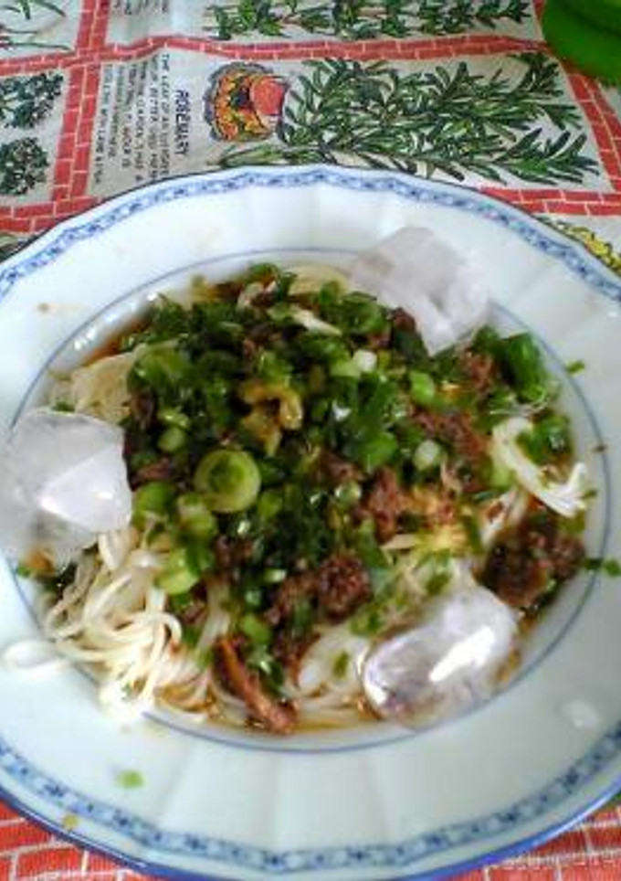 とまとと牛そぼろぶっかけそうめん-レシピのメイン写真