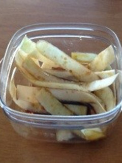 ニンニクしょう油味の大根の皮-レシピのメイン写真