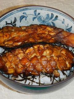 ナスの蒲焼丼-レシピのメイン写真