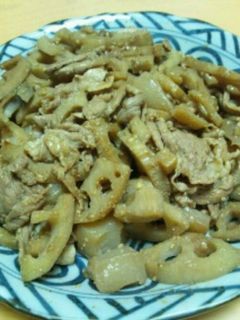 簡単☆シャキシャキれんこんの炒め煮-レシピのメイン写真
