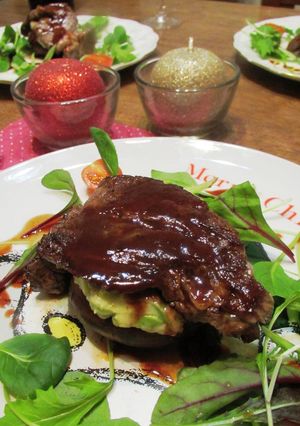 マッシュルームとお肉のWステーキ♪-レシピのメイン写真