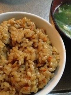 簡単!圧力鍋で炊き込みご飯!-レシピのメイン写真