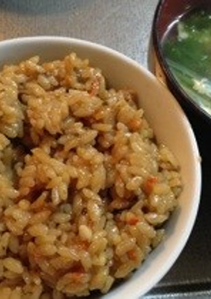 簡単！圧力鍋で炊き込みご飯！-レシピのメイン写真