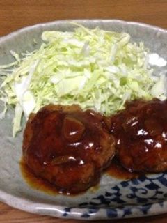 簡単煮込みハンバーグ-レシピのメイン写真