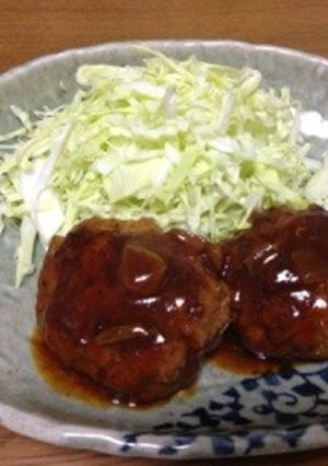 簡単煮込みハンバーグ-レシピのメイン写真