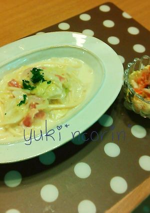 うどんdeスープスパ-レシピのメイン写真
