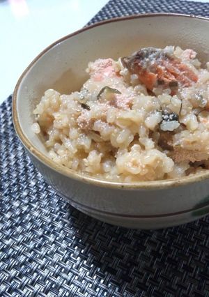 簡単鮭めんたい炊き込みご飯-レシピのメイン写真