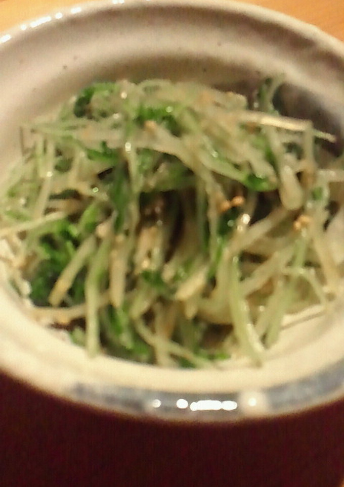 水菜のごま和え-レシピのメイン写真