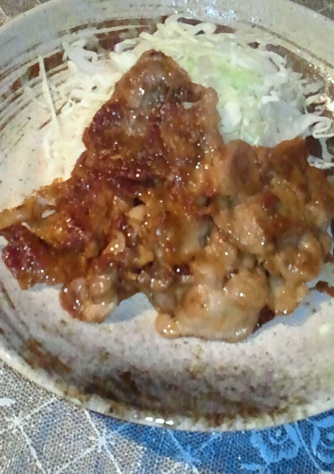 簡単！豚肉のしょうが焼き-レシピのメイン写真