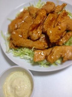 ヘルシー☆ムネ肉の照焼き柚子胡椒マヨ-レシピのメイン写真