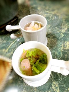 白菜とソーセージの簡単スープ-レシピのメイン写真