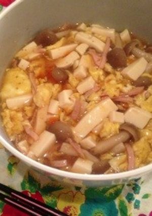簡単★醤油ラーメンをサンラータン麺に変身-レシピのメイン写真